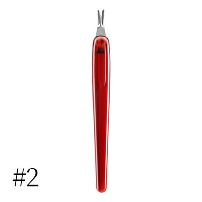 1PC/5BUC unghii împingător cuticulă din oțel inoxidabil unghii instrumente pentru îndepărtarea cuticulelor pentru unghii piele moartă furculiță tăietor împingător manichiură