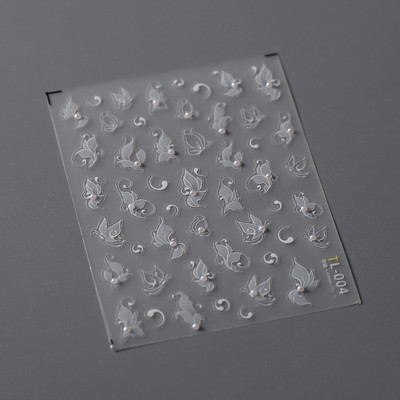 1 gab. 5D japāņu korejiešu zvaigznīšu ķēdes nagu uzlīmes Luksusa zelta sudraba pašlīmējošās slīdnes nagu mākslas apdarei uzlīmes Izejmateriāli DIY