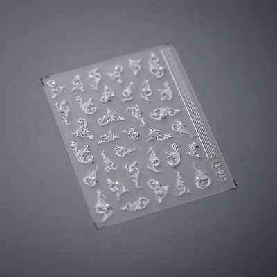 1 gab. 5D japāņu korejiešu zvaigznīšu ķēdes nagu uzlīmes Luksusa zelta sudraba pašlīmējošās slīdnes nagu mākslas apdarei uzlīmes Izejmateriāli DIY