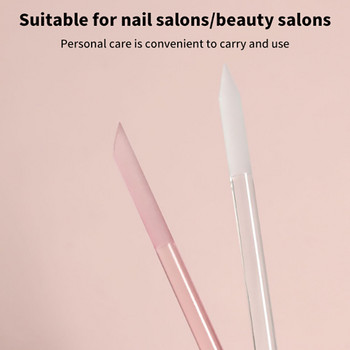 1 τμχ Glass Cuticle Pusher Nail Manicure Stick Professional Precision Liling CuticleRemover PedicureForManicure Nails Accessories