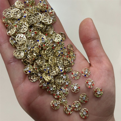 10 gab. 3D izsmalcināti japāņu sakausējuma nagu mākslas piekariņi Luksusa Kawaii Bow Butterfly Juvelierizstrādājumi Nagu Rhinestone Dekorācijas DIY aksesuāri