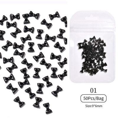 Dobu sirds pērļu nagu graduēta krāsu uzlīme Pērļu dekorēšana DIY nagu amatniecība Aksesuāri Šarms nagu mākslas rotaslietas