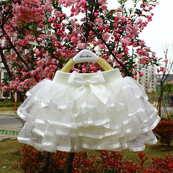 Φούστα Tutu Girls Cake Tutu Pettiskirt Dance Mini Φούστα Γενέθλια Πριγκίπισσα Μπαλ φόρεμα Παιδικά Παιδικά Ρούχα 4 στρώσεων Τούλι Φούστες
