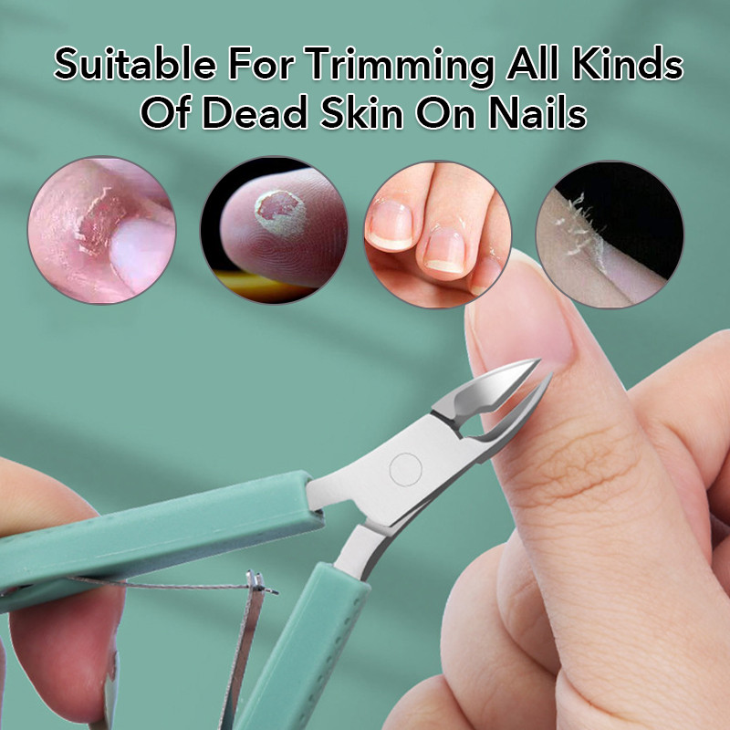 Kutikulas knaibles nagu manikīrs kutikulas šķēres griezēji trimmeris atmirušās ādas noņemšanai pedikīrs nerūsējošā tērauda griezēju rīks