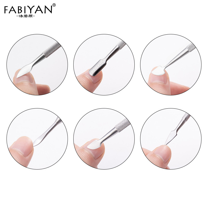 Dvostrani utor od nehrđajućeg čelika Gurač zanoktice Vilica trokutasta kukica Fiksir Odstranjivač Njega stopala Alat za pedikuru urasle prljavštine