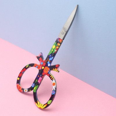 EasyNail 1db New Wing Flower Sharp Scissors Professzionális Kutikula Manikűr Pedikűr Nails Olló szemöldök