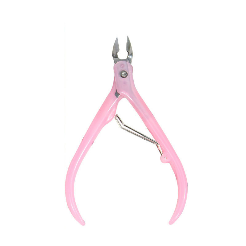 ABS rokturis kāju nags ieaugušiem nagiem kutikulas knaibles malu griezējs manikīra šķērveida knaibles rīks pedikīra atmirušās ādas noņemšanai