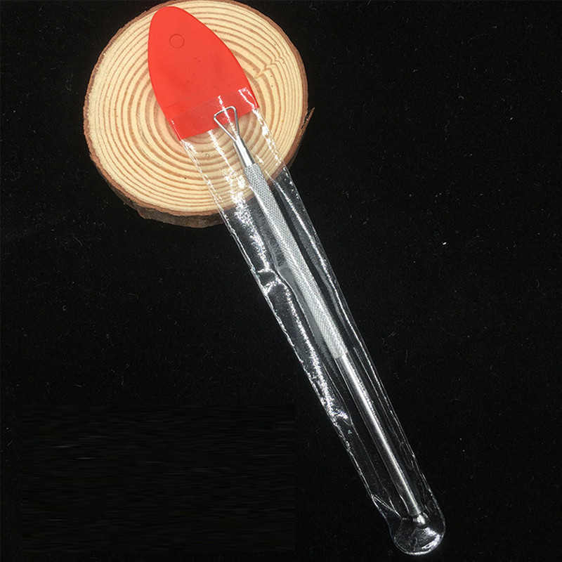 1kom dvostruki gurač zanoktica od nehrđajućeg čelika Sredstvo za guranje mrtve kože za pedikuru manikuru Nail Art Čistač za njegu