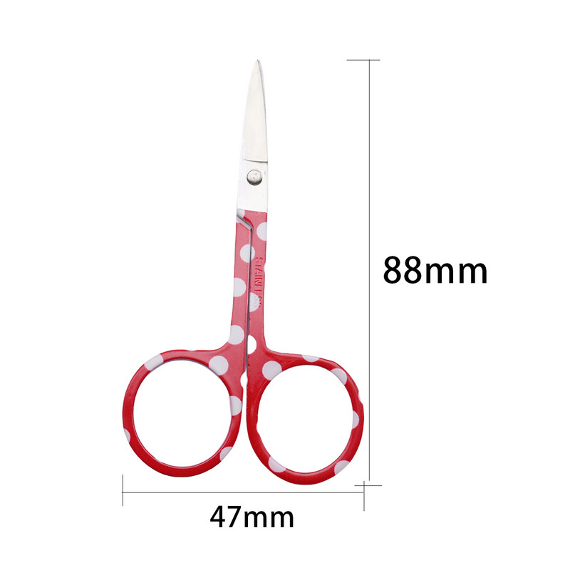 EasyNail 3gab komplekts Spoguļvirsma Straight Curve Head Professional Kutikula Manikīrs Pedikīrs Nagi Šķēres uzacis Deguns Mati