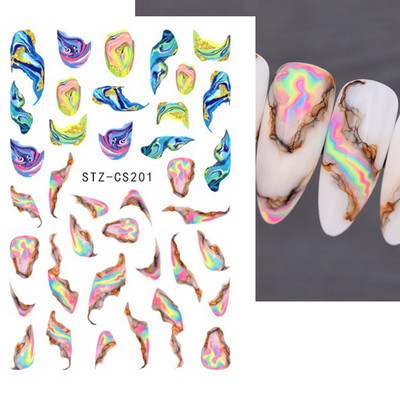 Pūķa Acis 3D Nagu Uzlīmes Dinozaurs Čūska Kaķis Dzīvnieku Acis Slīdņi nagiem Ļaunām acīm Dizains Zaļš Zils Dekors Uzlīmes Manikīrs