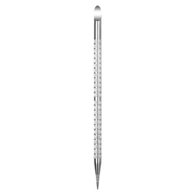 Divu galu atmirušās ādas kutikulas noņemšanas līdzeklis Clean Pusher UV gēla laka Stick Rod nerūsējošā tērauda punktveida pildspalvas kutikulas manikīra instrumenti
