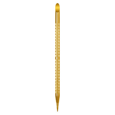 Divu galu atmirušās ādas kutikulas noņemšanas līdzeklis Clean Pusher UV gēla laka Stick Rod nerūsējošā tērauda punktveida pildspalvas kutikulas manikīra instrumenti