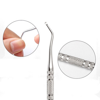 Ingrown Toe Nail Lifter File Double Ended Paronychia Pedicure Εργαλείο καθαρισμού βρωμιάς νυχιών ποδιών Εργαλείο καθαρισμού μανικιούρ πεντικιούρ Νυχιών ποδιών Καθαρισμός