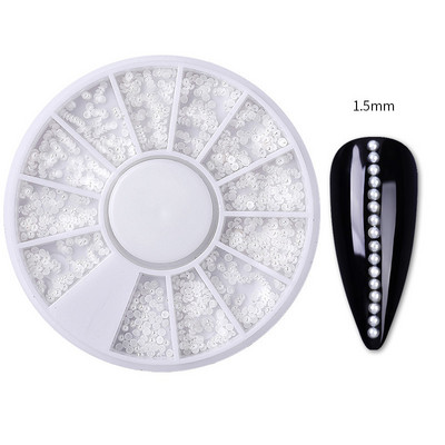 Jauktas krāsas Mirdzoši nagi Rhinestone plakana muguras kristāla dārgakmeņi Neregulāras juvelierizstrādājumu krelles Manikīrs 3D nagu mākslas apdares aksesuāri