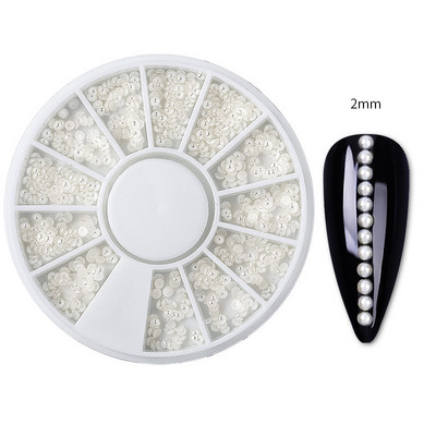 Jauktas krāsas Mirdzoši nagi Rhinestone plakana muguras kristāla dārgakmeņi Neregulāras juvelierizstrādājumu krelles Manikīrs 3D nagu mākslas apdares aksesuāri