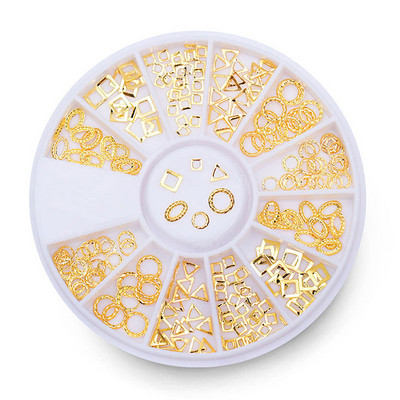 Jauktas krāsas Mirdzoši nagi Rhinestone plakana muguras kristāla dārgakmeņi Neregulāras juvelierizstrādājumu krelles Manikīrs 3D nagu mākslas apdares aksesuāri