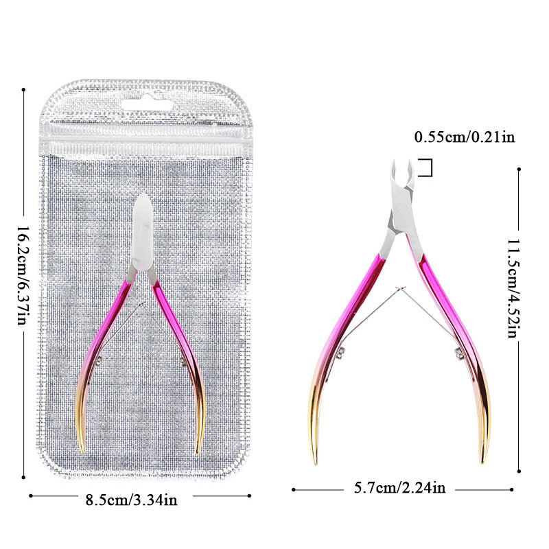Nerūdijančio plieno profesionali nagų kirpimo mašinėlė manikiūrui negyvos odos šalinimo odelių žirklinė įaugusių kojų nagų kirpimo priemonė