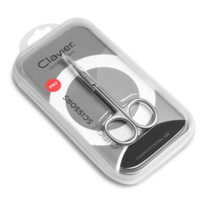 CLAVIER nerūsējošā tērauda izliekts uzgalis plāns asmeņa kutikulas šķēres nagu grieznes trimmeris manikīrs instrumenti uzacu atmirušās ādas noņemšanai