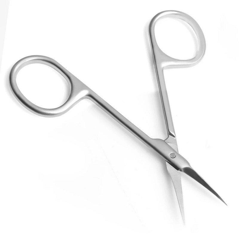 CLAVIER nerūsējošā tērauda izliekts uzgalis plāns asmeņa kutikulas šķēres nagu grieznes trimmeris manikīrs instrumenti uzacu atmirušās ādas noņemšanai