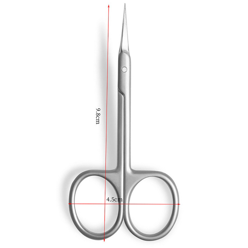 CLAVIER nerūsējošā tērauda izliekts uzgalis plāns asmeņa kutikulas šķēres nagu grieznes trimmeris manikīrs instrumenti uzacu atmirušās ādas noņemšanai