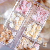 Akrila rozā 3D rožu ziedi sveķu pildījuma dekorēšana, DIY amatniecība atslēgu piekariņu kulonu izgatavošana pildviela Epoksīda silikona veidņu materiāls