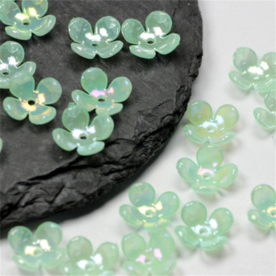 10 buc/lot New Torus 19mm margele de flori acrilice petale conectori de farmec Cercei bricolaj accesorii din rasina pentru bijuterii de par