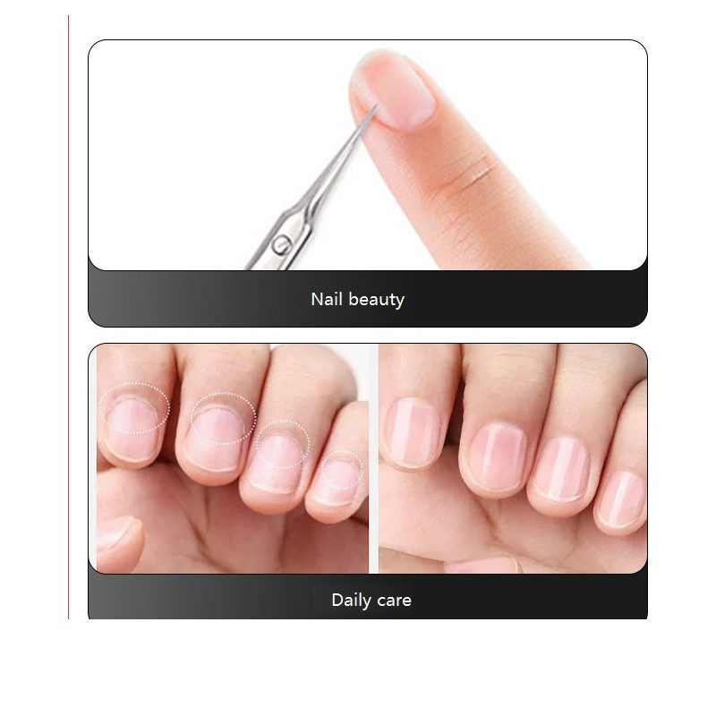 Augstākās kvalitātes krievu manikīra kutikulas šķēres nerūsējošā tērauda nagu šķēres Īpaši plānas asu nagu atmirušās ādas griešanas knaibles