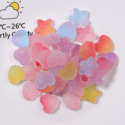 20db Pink Cartoon Doll Nail Art Charms 3D Vegyes Design Ékszerek Körömdíszek Butterfly Bear Nail Kawaii sorozat kiegészítők