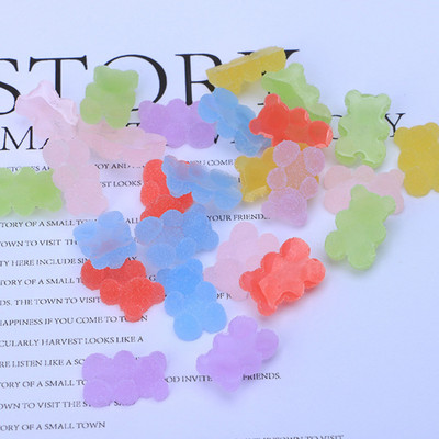 20db Pink Cartoon Doll Nail Art Charms 3D Vegyes Design Ékszerek Körömdíszek Butterfly Bear Nail Kawaii sorozat kiegészítők