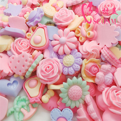 20db Pink Cartoon Doll Nail Art Charms 3D Vegyes Design Ékszerek Körömdíszek Butterfly Bear Nail Kawaii sorozat kiegészítők