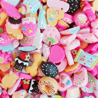 20 de bucăți 3D roz în formă mixtă pentru decorațiuni pentru unghii, piese de decorațiuni din rășină, flori Kawaii, accesorii pentru unghii, presă pe unghii, strasuri