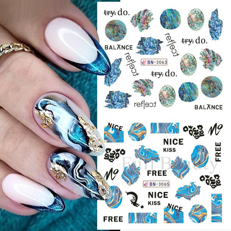 12 tk Marmorist küünte vesikleebised tindiga õitsevad tekstuursed kleebised küüntele gradientkiledega võlusid kevadised liugurid maniküüri kaunistused