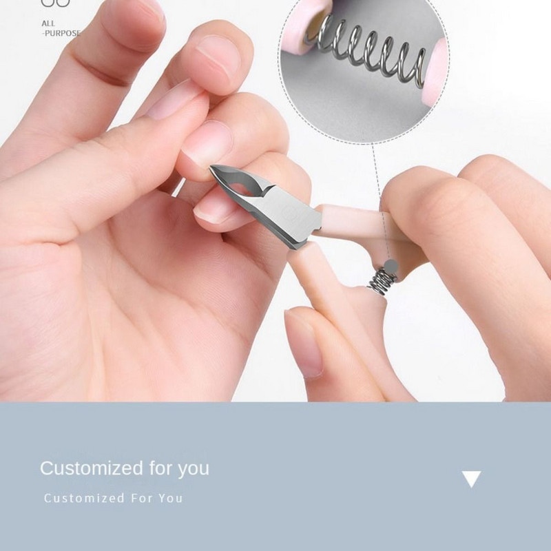 Nagų replės Dead Skin odelių nagų žnyplė Aukštos kokybės pavasarinis negyvos odos valiklis Dead Skin žnyplės žirklės Patvari pirštų priežiūra