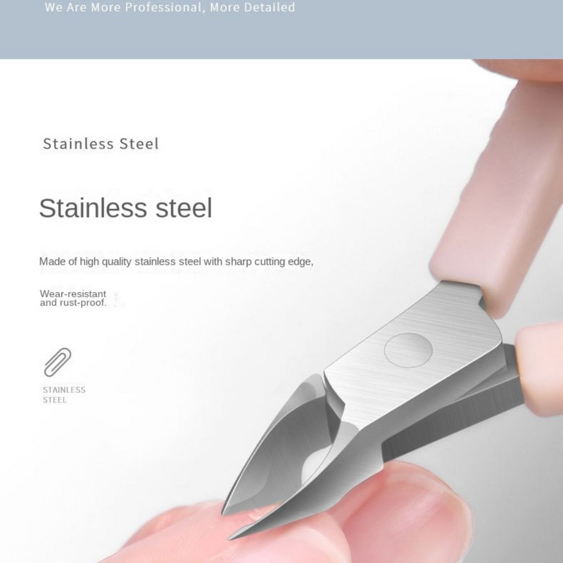 Nagų replės Dead Skin odelių nagų žnyplė Aukštos kokybės pavasarinis negyvos odos valiklis Dead Skin žnyplės žirklės Patvari pirštų priežiūra