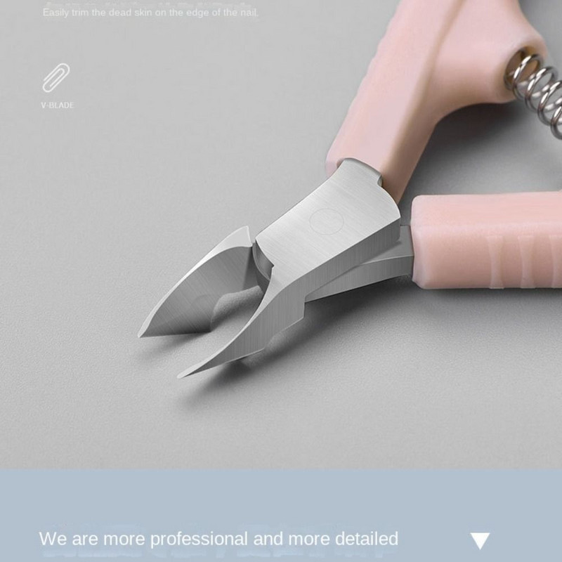 Nagų replės Dead Skin odelių nagų žnyplė Aukštos kokybės pavasarinis negyvos odos valiklis Dead Skin žnyplės žirklės Patvari pirštų priežiūra