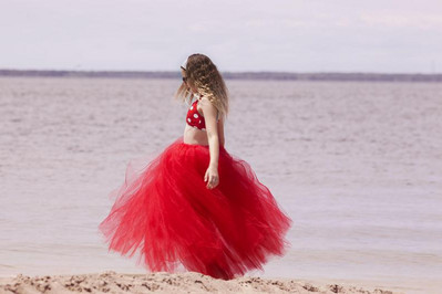 Crne lepršave duge tutu suknje za djevojčice Ručno rađene plesne male suknje za malu djecu Donje suknje Dječje suknje za božićne zabave