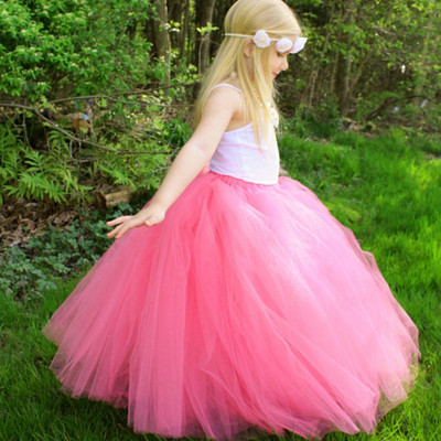 Crne lepršave duge tutu suknje za djevojčice Ručno rađene plesne male suknje za malu djecu Donje suknje Dječje suknje za božićne zabave