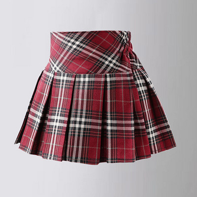 Ziemassvētku kroku svārki spēļu meitenēm Preppy Style formas svārki bērniem no 3 līdz 15 gadiem Pusaudžu skolas deju grupas bērniem Tutu svārki