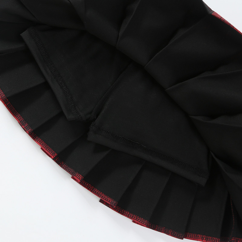 Ziemassvētku kroku svārki spēļu meitenēm Preppy Style formas svārki bērniem no 3 līdz 15 gadiem Pusaudžu skolas deju grupas bērniem Tutu svārki