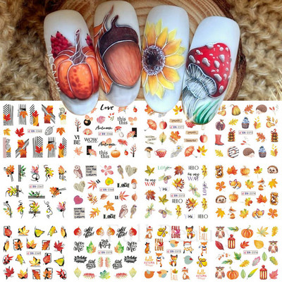 12gb Kawaii Cat nagu ūdens uzlīme Anime akvareļu dizaina folija nagu uzlīmēm Jauka karikatūra ūdenszīmes pārneses manikīra slīdnis