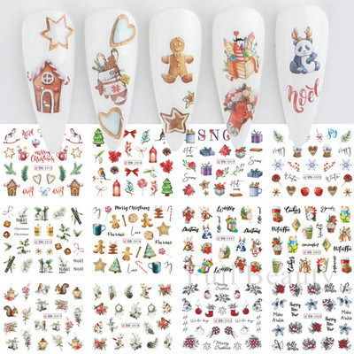 12gb Kawaii Cat nagu ūdens uzlīme Anime akvareļu dizaina folija nagu uzlīmēm Jauka karikatūra ūdenszīmes pārneses manikīra slīdnis