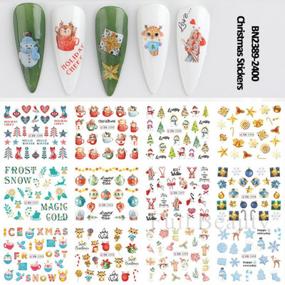 12gb Kawaii Cat nagu ūdens uzlīme Anime akvareļu dizaina folija nagu uzlīmēm Jauka karikatūra ūdenszīmes pārneses manikīra slīdnis