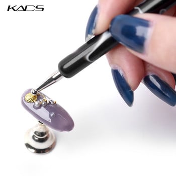 KADS 5Pcs Набор от инструменти за рисуване на нокти Двустранна писалка за рисуване на нокти Дизайн на нокти Накрайник за боядисване на точки Четка за маникюр Комплект топчен накрайник Инструмент за глина