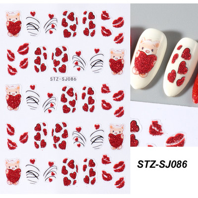 3D hologrāfisks, melns tauriņš, nagi, slīdnis, lāzers, pašlīmējošās uzlīmes, tumšās pils, pušķi, modeļi, manikīra uzlīmes, dekors 2023. g.