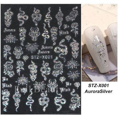 3D hologrāfisks, melns tauriņš, nagi, slīdnis, lāzers, pašlīmējošās uzlīmes, tumšās pils, pušķi, modeļi, manikīra uzlīmes, dekors 2023. g.