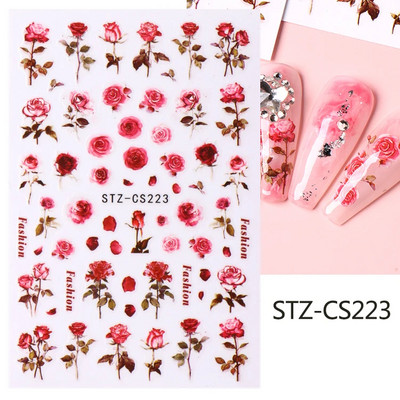 3D hologrāfisks, melns tauriņš, nagi, slīdnis, lāzers, pašlīmējošās uzlīmes, tumšās pils, pušķi, modeļi, manikīra uzlīmes, dekors 2023. g.