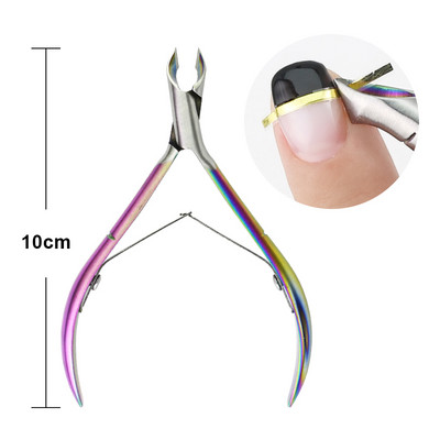 Spalvota nagų kirpimo mašinėlė nerūdijančio plieno odelių pjoviklis, stūmiklis, nagų šalinimo priemonė, žirklės, pedikiūras, manikiūras, nagų įrankių rinkiniai