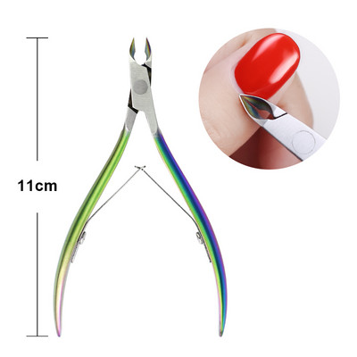 Spalvota nagų kirpimo mašinėlė nerūdijančio plieno odelių pjoviklis, stūmiklis, nagų šalinimo priemonė, žirklės, pedikiūras, manikiūras, nagų įrankių rinkiniai