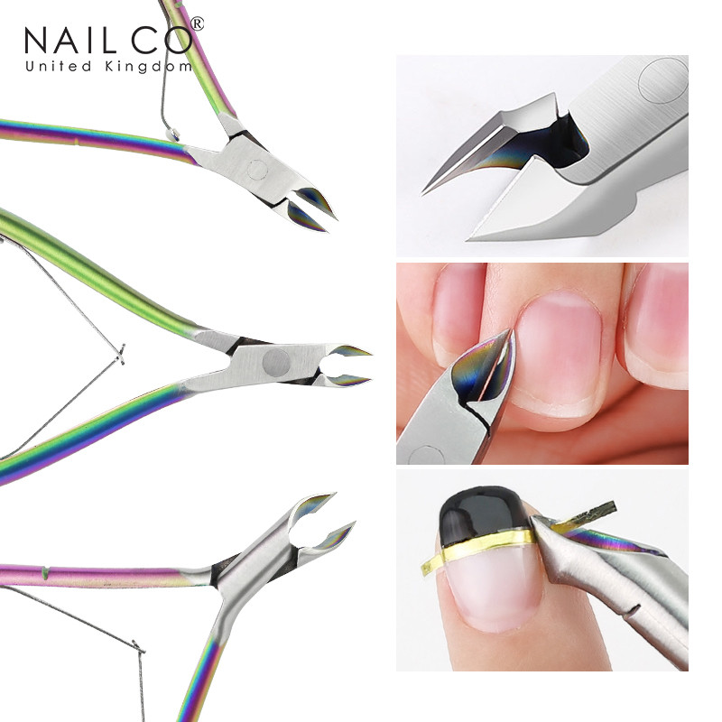  Spalvota nagų kirpimo mašinėlė nerūdijančio plieno odelių pjoviklis, stūmiklis, nagų šalinimo priemonė, žirklės, pedikiūras, manikiūras, nagų įrankių rinkiniai