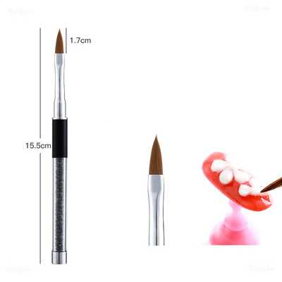 1 gab. Divas galviņas Akrila metāla punktveida vaska pildspalva Rhinestones Gem Picker Crystal Picking Nagu mākslas kniedes Dotter DIY Point Drill Tools